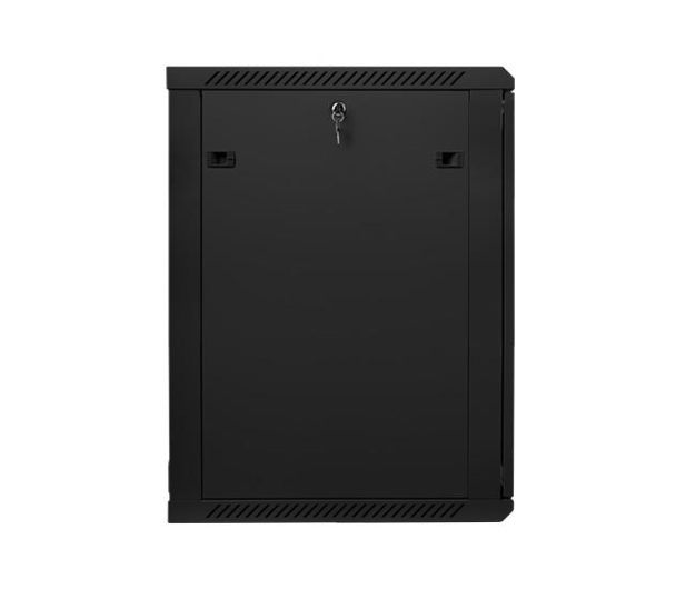 LANBERG Szafa instalacyjna wisząca 19'' 18U 600X600mm czarna (drzwi szklane) WF01-6618-10B - 455307 - zdjęcie 5